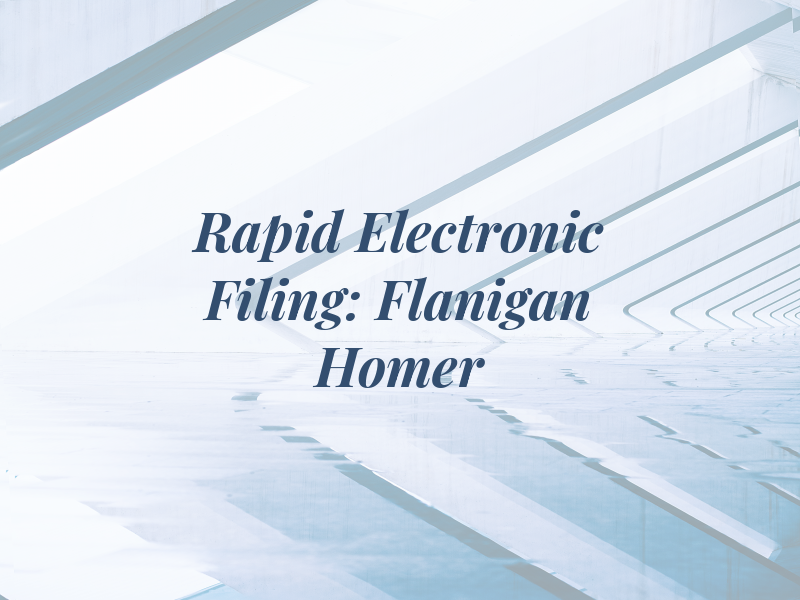 Rapid Electronic Filing: Flanigan Homer D CPA