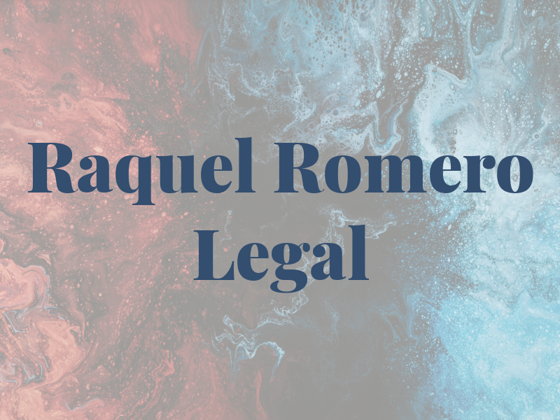 Raquel Romero Legal