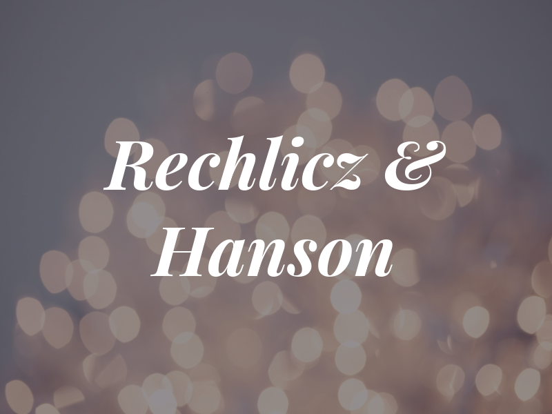 Rechlicz & Hanson