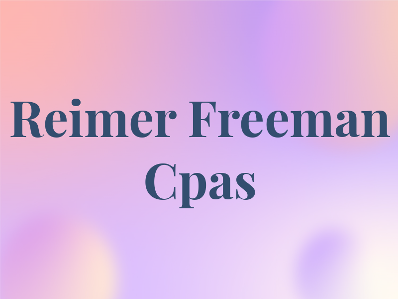 Reimer & Freeman Cpas