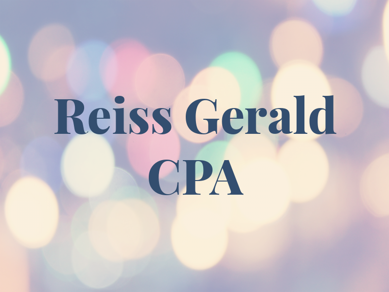 Reiss Gerald CPA