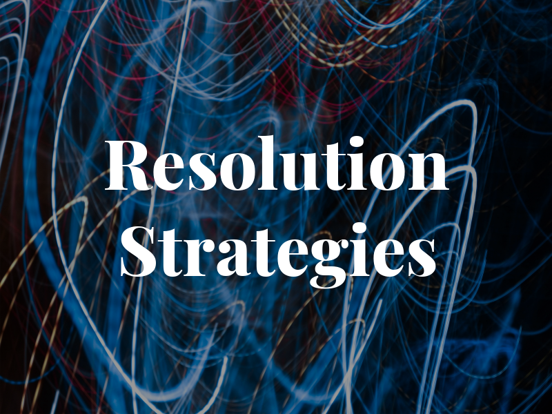 Resolution Strategies