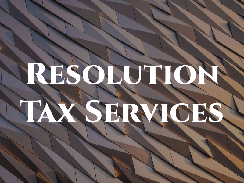 Resolution Tax Services