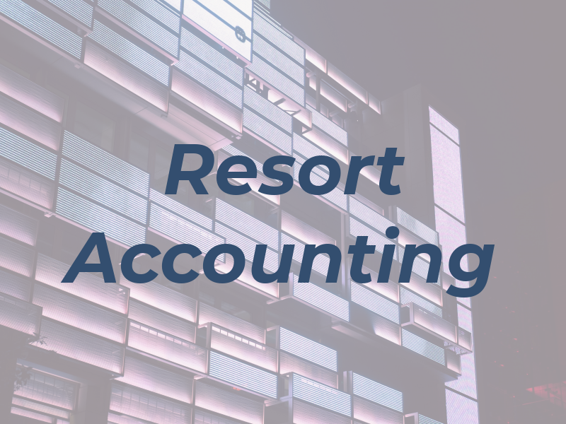 Resort Accounting