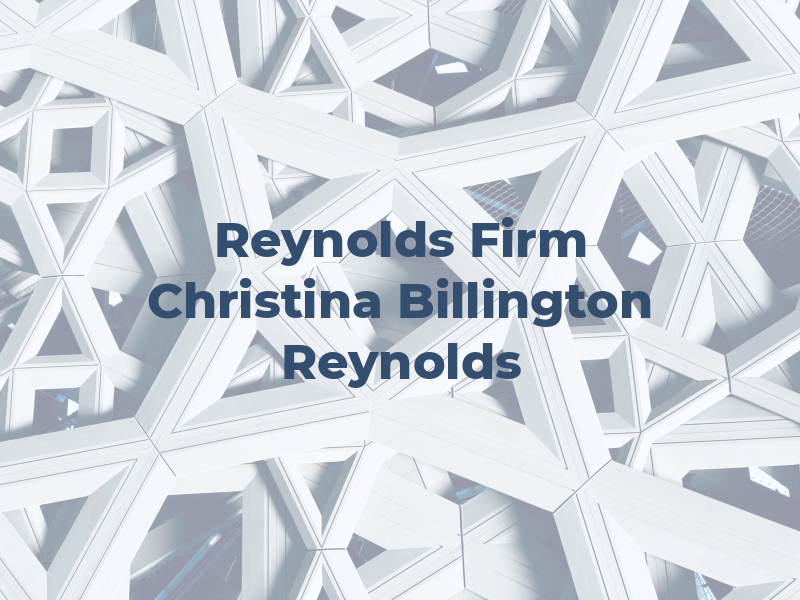 Reynolds Law Firm P.C - Christina Billington Reynolds