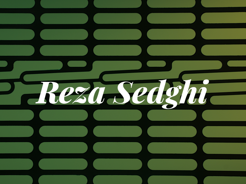 Reza Sedghi