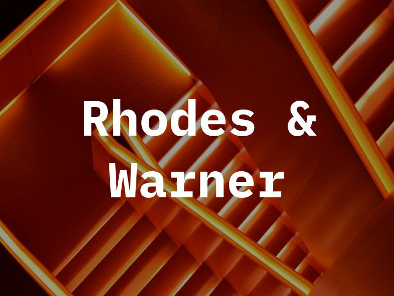 Rhodes & Warner