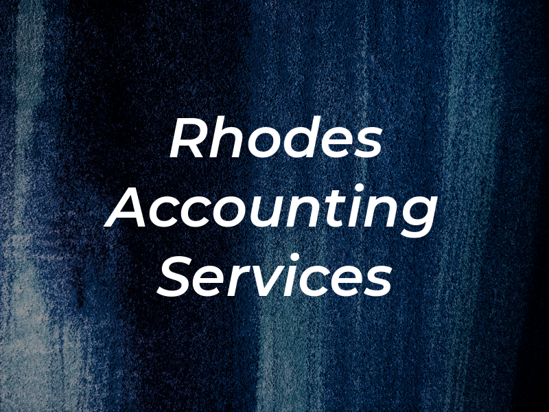Rhodes Accounting & Tax Services