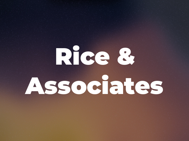Rice & Associates