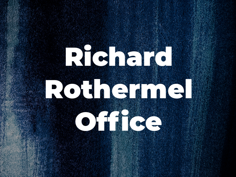 Richard A Rothermel Law Office
