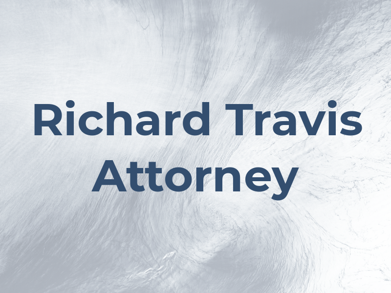 Richard E Travis Attorney at Law