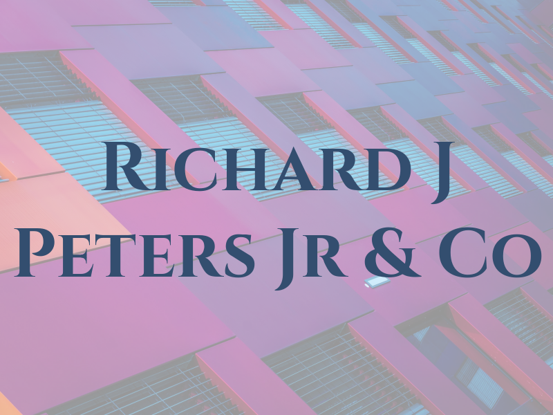 Richard J Peters Jr & Co