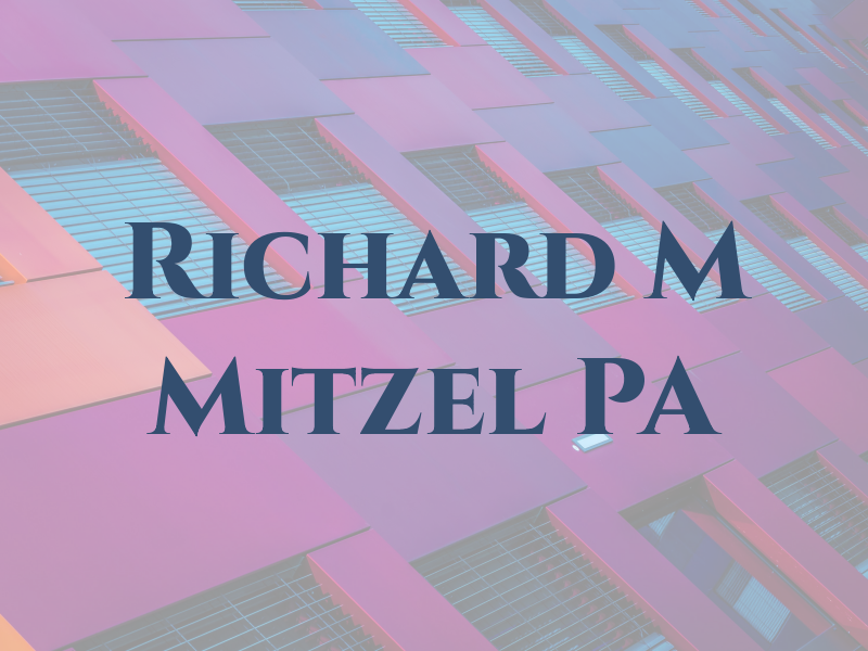 Richard M Mitzel PA