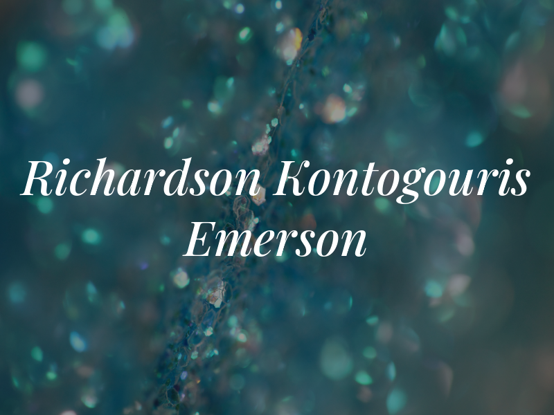 Richardson Kontogouris Emerson