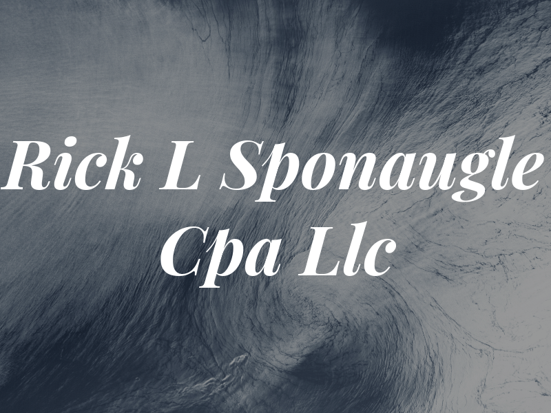 Rick L Sponaugle Cpa Llc