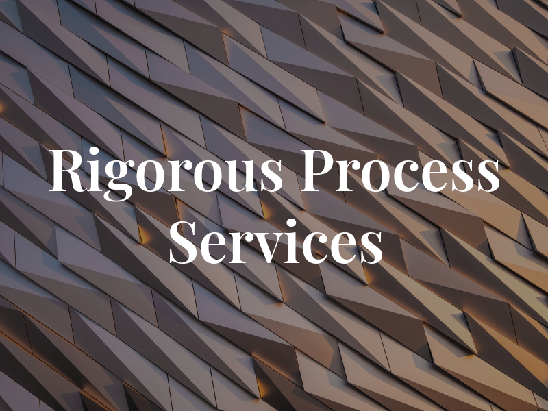 Rigorous Process Services