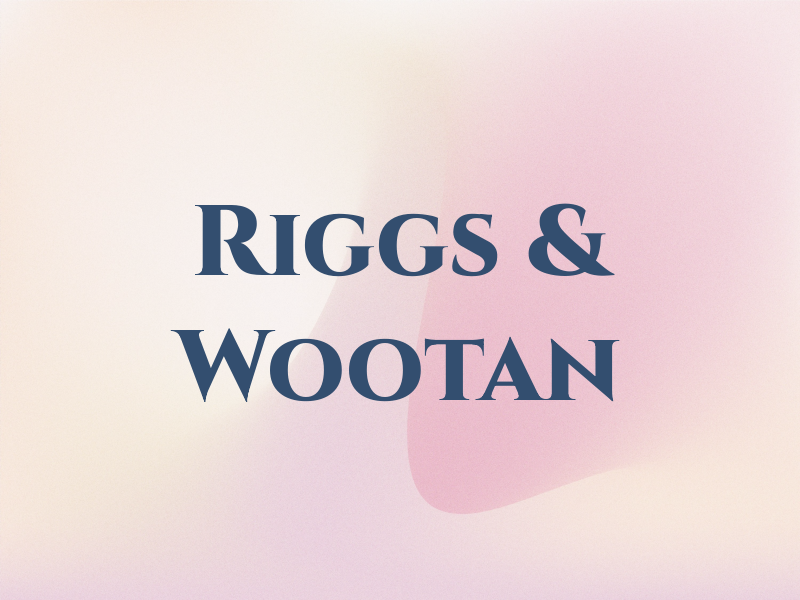 Riggs & Wootan