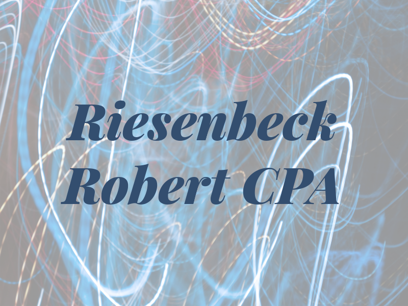 Riesenbeck Robert CPA