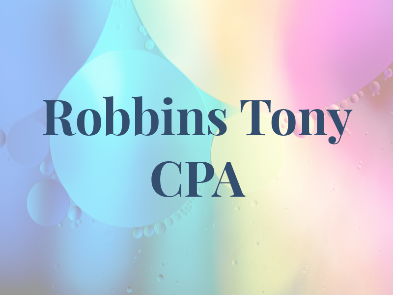 Robbins Tony CPA