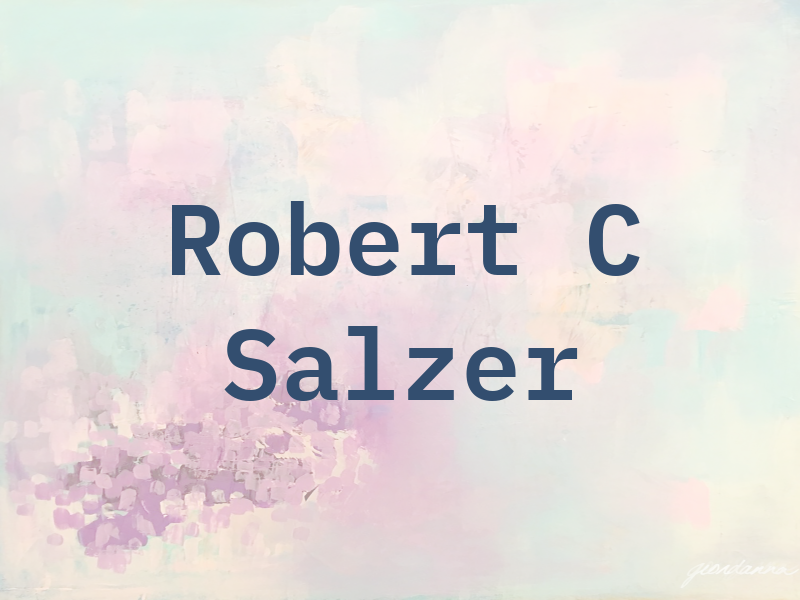 Robert C Salzer