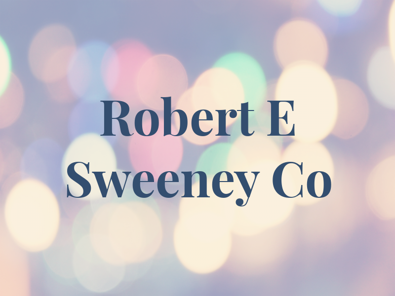 Robert E Sweeney Co