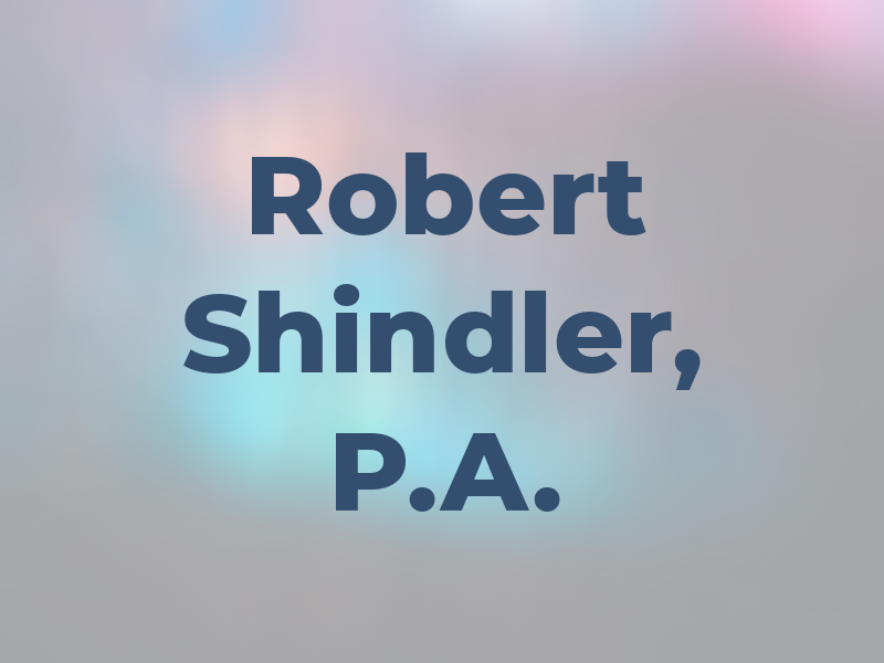 Robert M Shindler, CPA P.A.