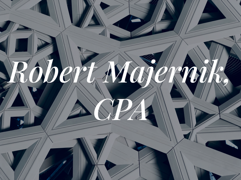 Robert Majernik, CPA