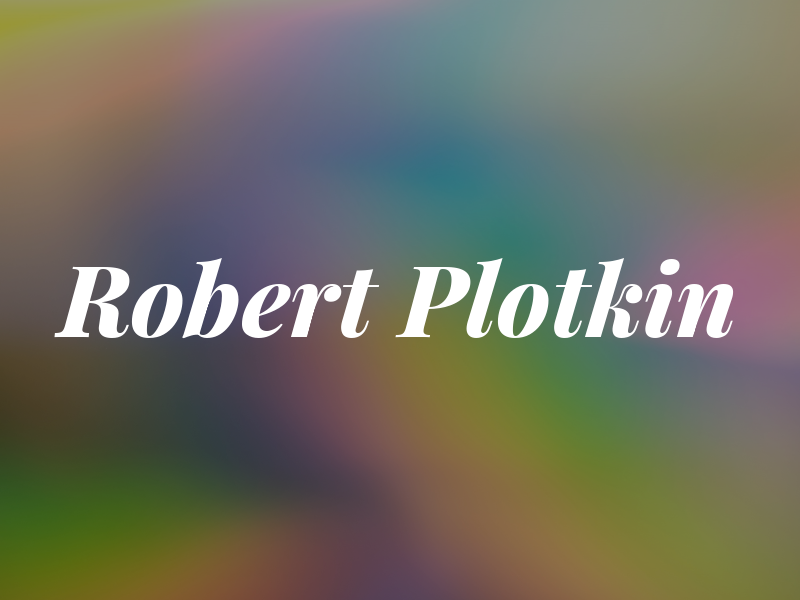 Robert Plotkin
