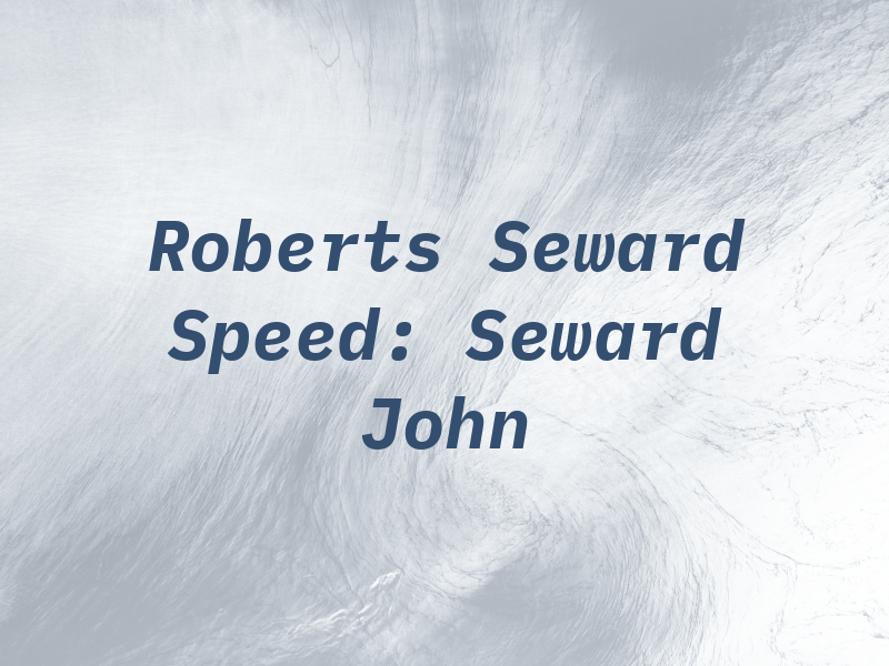Roberts Seward & Speed: Seward John CPA