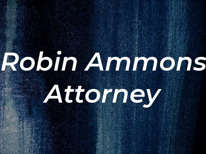 Robin Ammons Attorney At Law