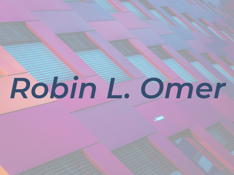 Robin L. Omer