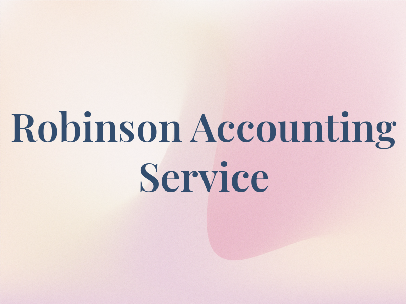 Robinson Accounting Service