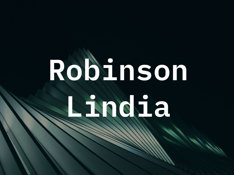 Robinson Lindia