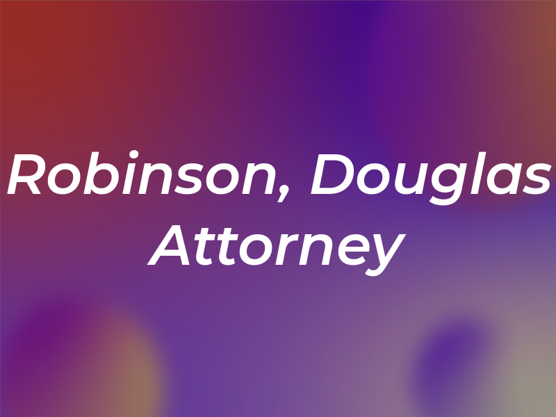 Robinson, A. Douglas Attorney At Law