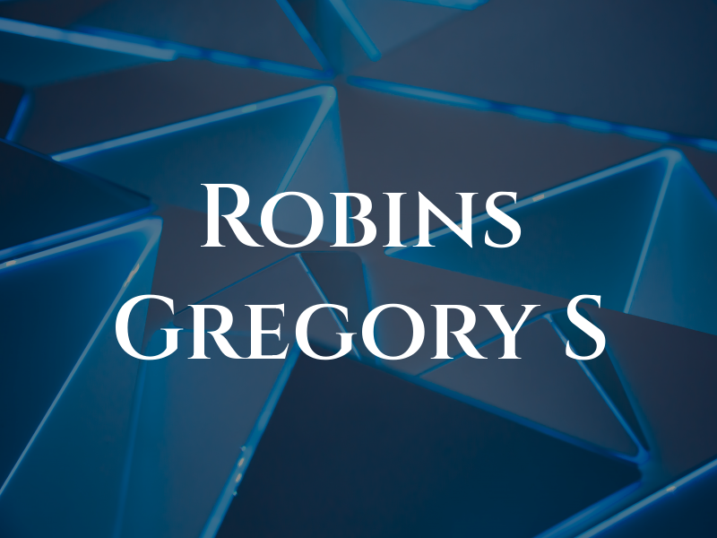 Robins Gregory S