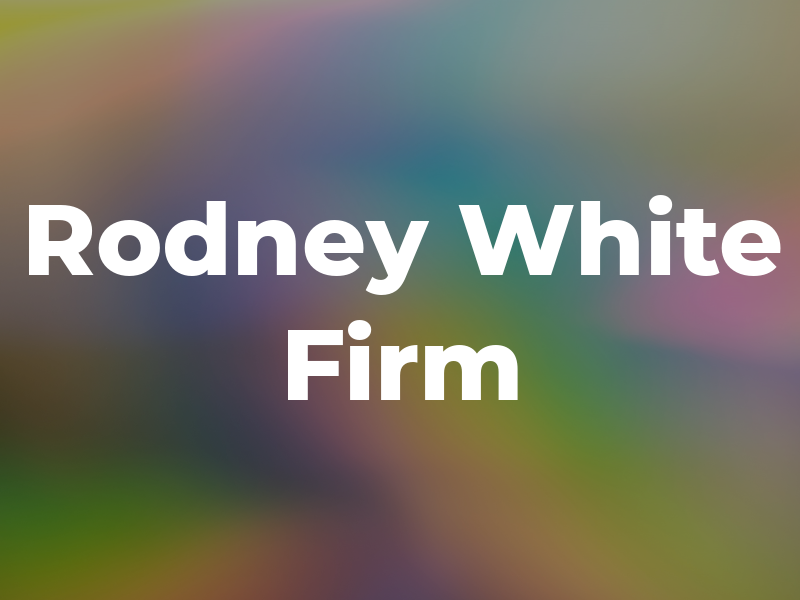 Rodney S. White CPA Firm