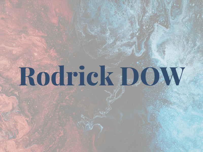 Rodrick DOW