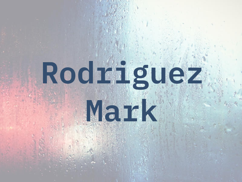 Rodriguez Mark