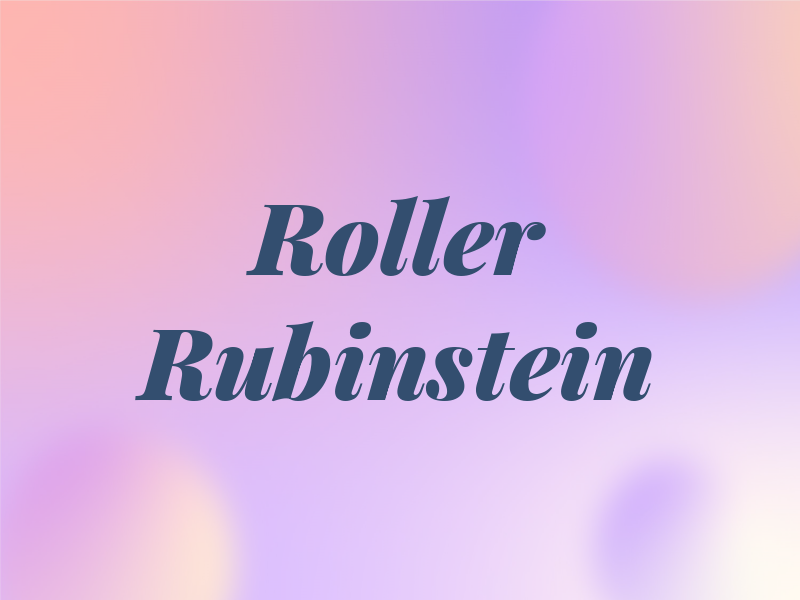 Roller Rubinstein