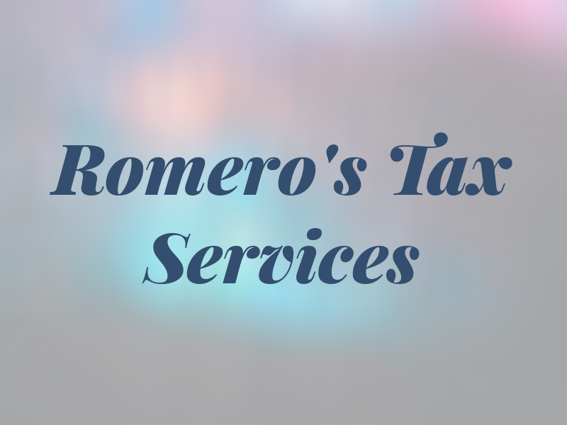 Romero's Tax Services