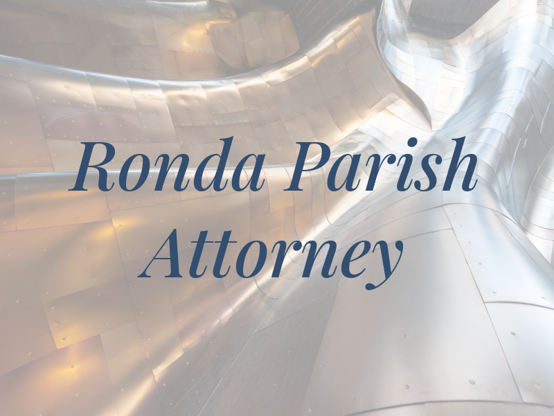 Ronda G Parish Attorney
