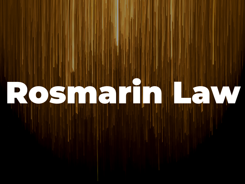 Rosmarin Law