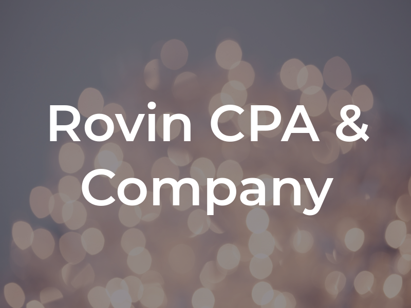 Rovin CPA & Company