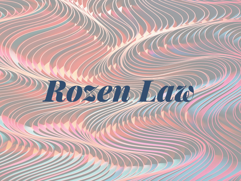 Rozen Law