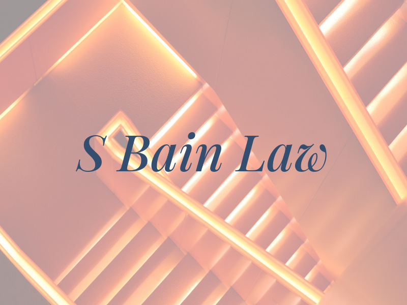 S Bain Law