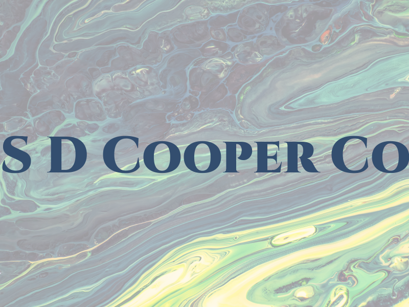 S D Cooper Co