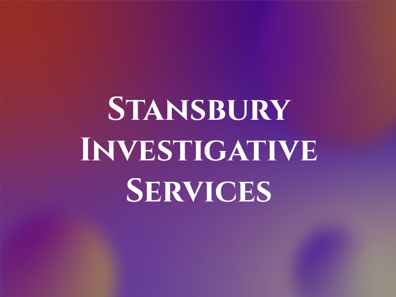 Stansbury Investigative Services