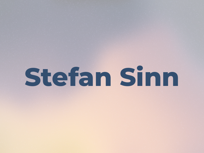 Stefan Sinn