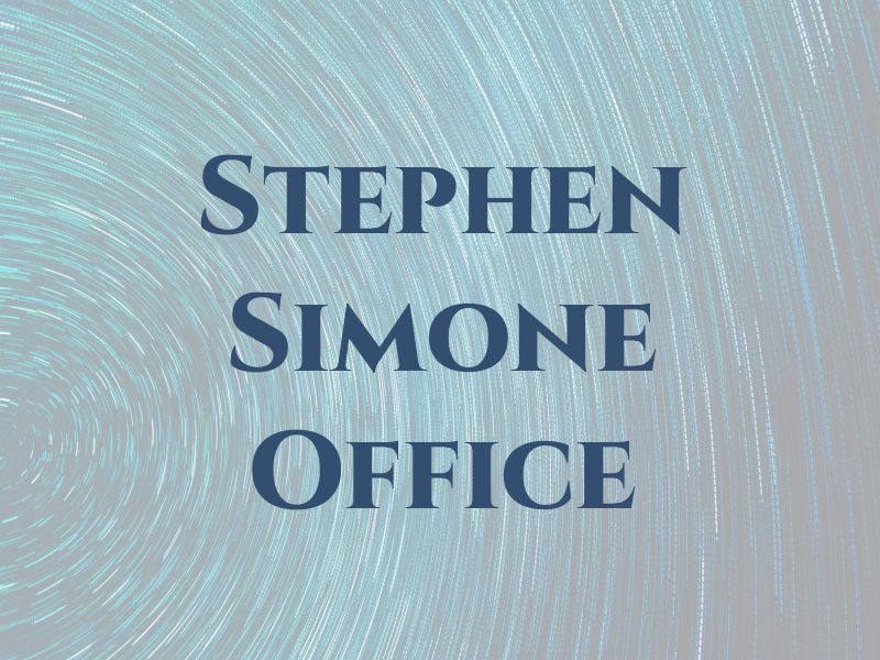 Stephen J Simone Law Office