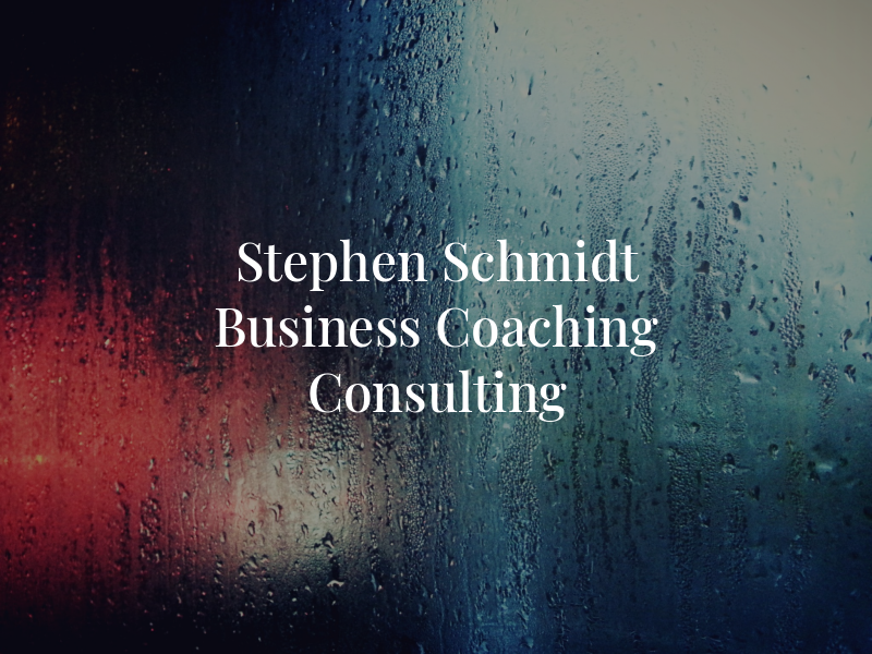 Stephen M Schmidt Business Coaching & Consulting